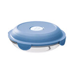 Plato Maped Picnik Vidrio Azul 870603 700Ml